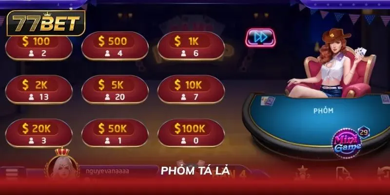 Khám Phá Game Bài 77BET – Sảnh Cược Đẳng Cấp Trong 2026 Phỏm luôn sôi động với những pha ăn chốt