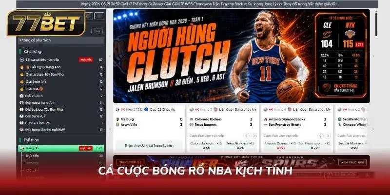 Khám Phá Thể Thao 77BET - Sân Chơi Với Tỷ Lệ Ăn Thưởng Cao Bảng tỷ lệ odds cá cược quần vợt tennis trực tiếp trên hệ thống