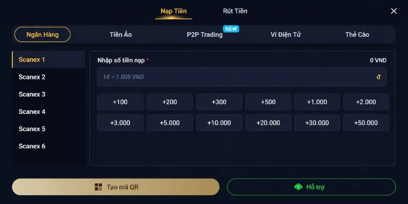 77bet 77BET hỗ trợ nạp rút qua ngân hàng, ví điện tử, tiền điện tử và thẻ cào